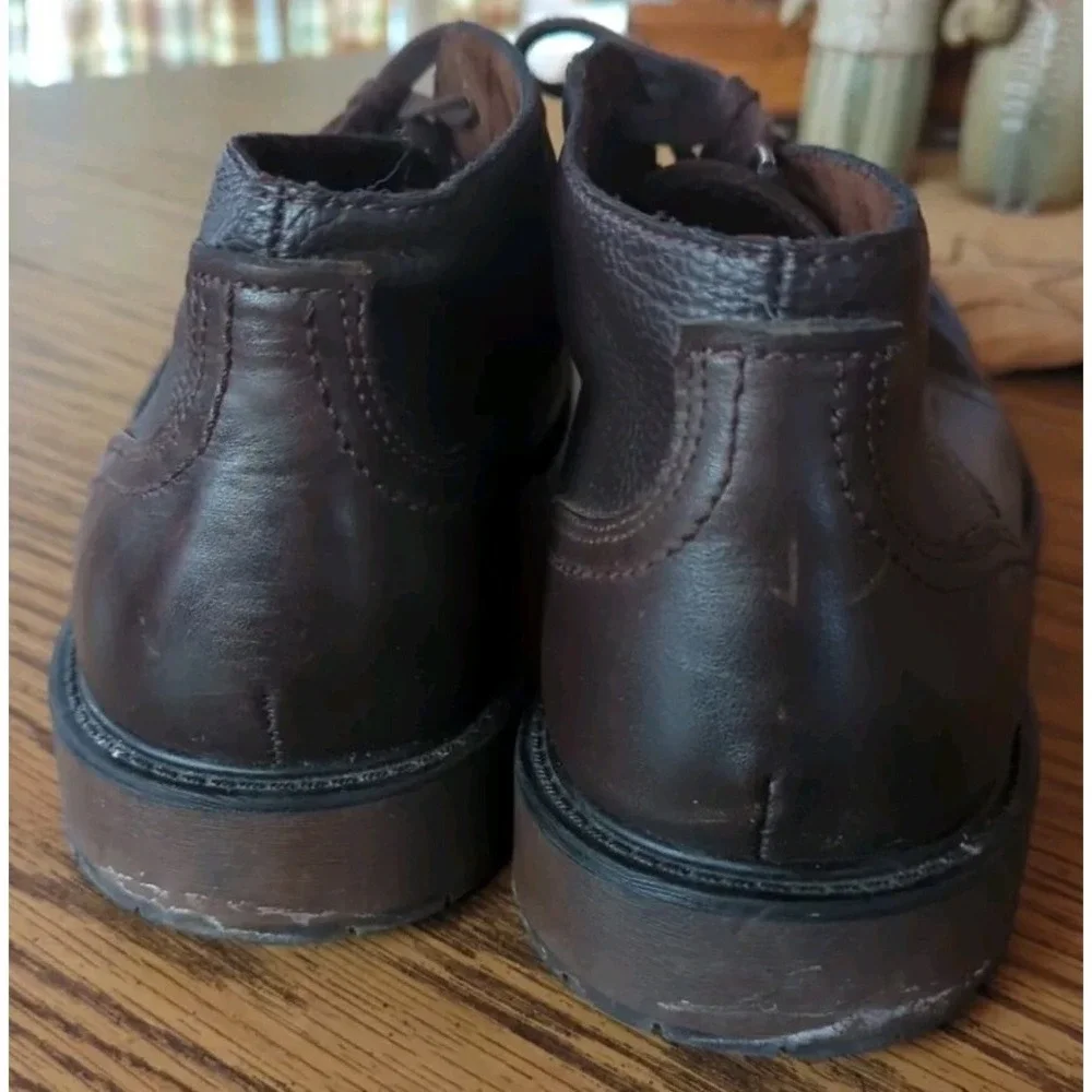 G.H. Bass & Co. Men's Bass‎ Hamlet Brown Leather Chukka Boots 11 M Shoes Ankle